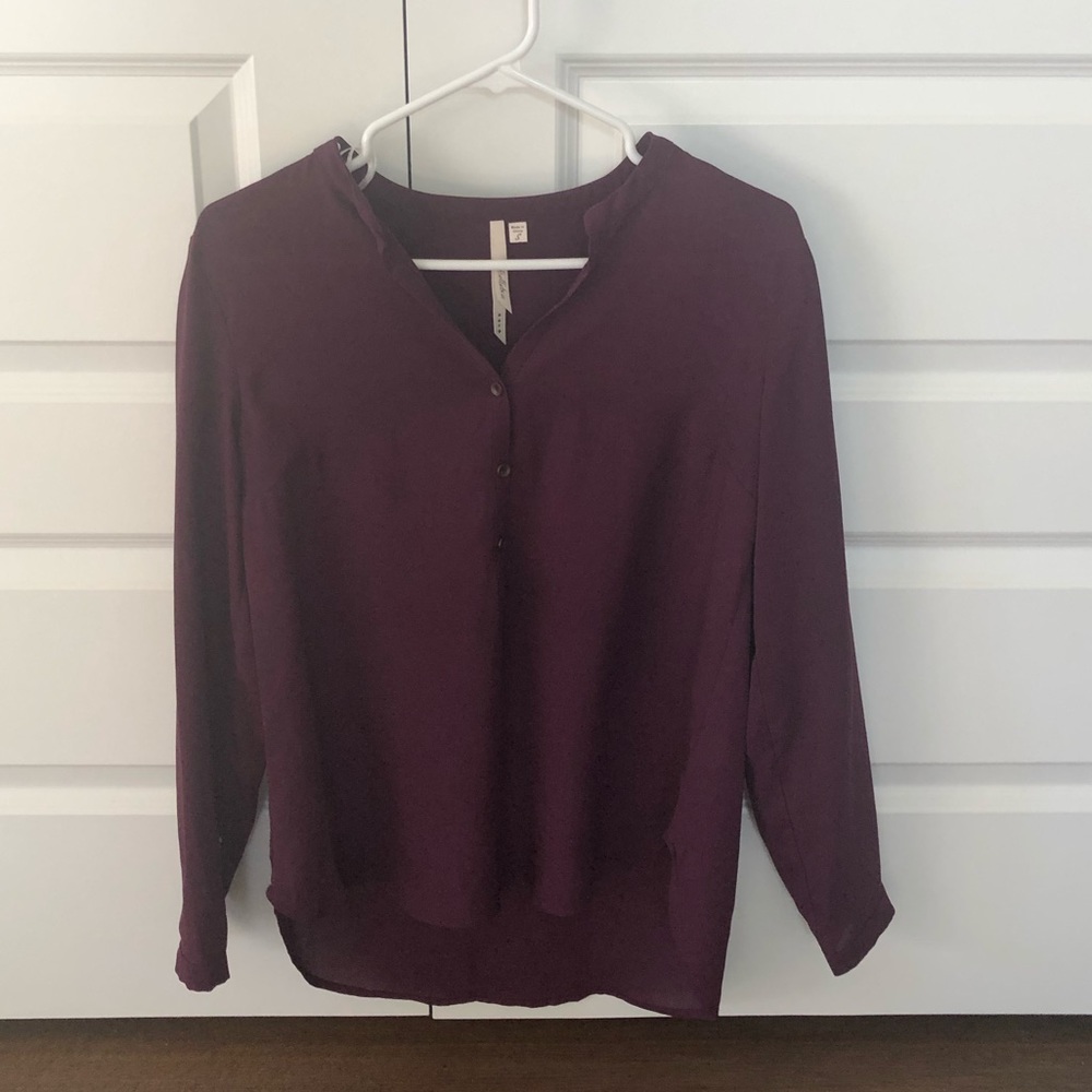 Nordstrom purple blouse